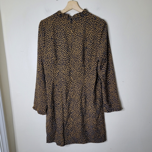 J. Crew Black and Gold Long Sleeve Dress - Picture 5 of 8